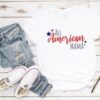 All American Mama Tshirt ZNF08