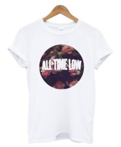 All Time Low Floral Band Merch T-Shirt KM