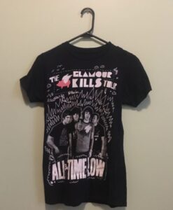 All Time Low Glamour Kills 2009 Tour Shirt KM