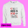 All You Need Is Love And Tacos Svg Sweatshirt