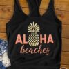 Aloha Beaches Pineapple Racerback Tank ZNF08