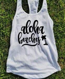 Aloha Beaches Tank Top ZNF08