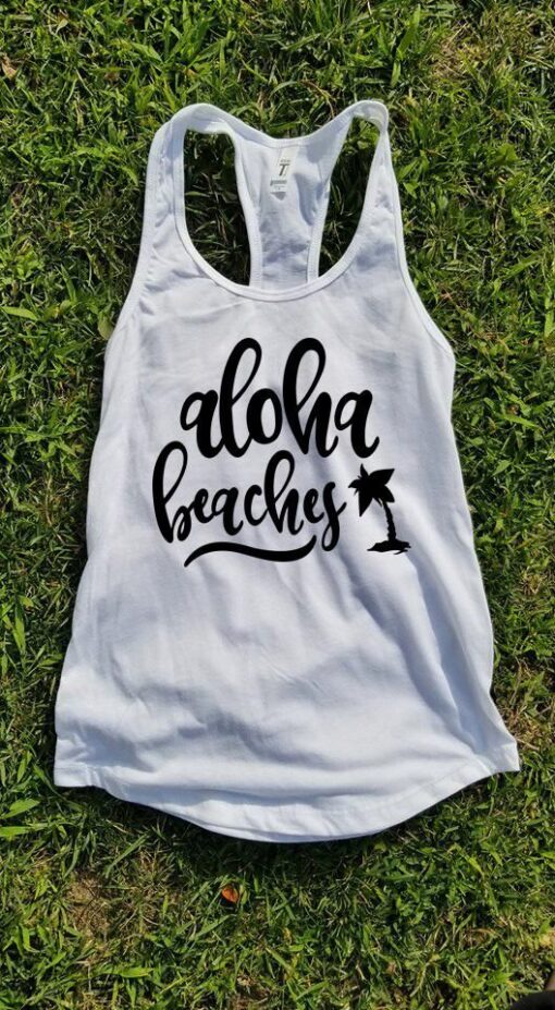 Aloha Beaches Tank Top ZNF08