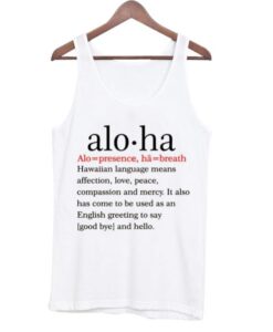 Aloha Definition Unisex Tank Top ZNF08