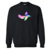 Amazingphil Geometric Rainbow Hummingbird Sweatshirt