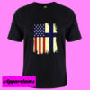 American And Finland Flag T Shirt