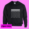 American Flag Black And White Sweatshirt