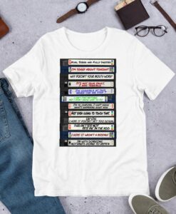 Amy Santiago Sex Tape Collection Video Tapes Brooklyn 99 nine nine Short-Sleeve Unisex T Shirt