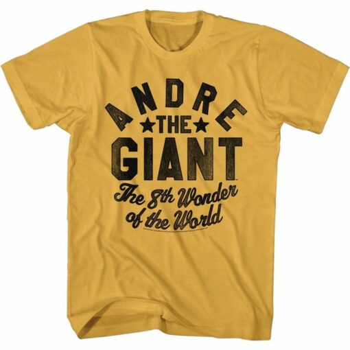 Andre The Giant 8th Wonder of the World Tshirt