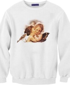 Angel Cheek Kiss Sweatshirts DAP