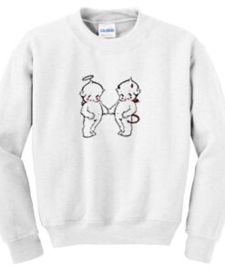 Angel and devil baby sweatshirt DAP