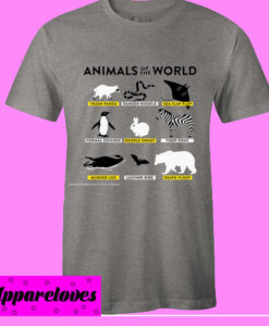 Animals of The World T shirt