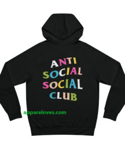 Anti Social Club ASSC Multicolor (Back)Hoodie thd