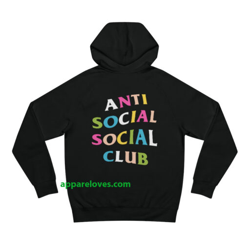 Anti Social Club ASSC Multicolor (Back)Hoodie thd