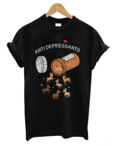 Antidepressants French Horse Drug T shirt