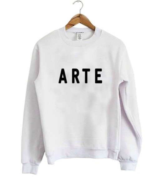 Arte font sweatshirt DAP