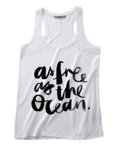 As Free As The Ocean TANK TOP THD