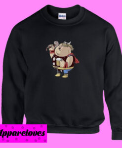 Avengers Endgame fat Thor and beer Sweatshirt