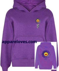 BALVIN X MURAKAMI Morado Flower Hoodie thd