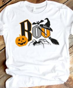 BOO HALLOWIN WHITE TSHIRT ZNF08