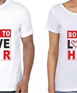 BORN TO LOVE COUPLE TSHIRT THD