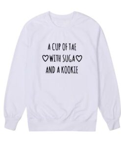 BTS A Cup Of Tae With Suga Sweatshirts ZNF08