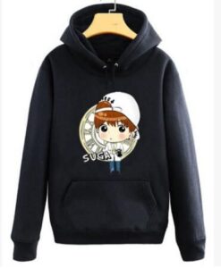 BTS Cartoon Printed Hoodie ZNF08