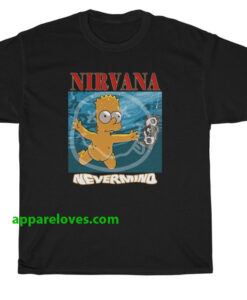 Bart Simpson Nirvana Nevermind T-shirt thd