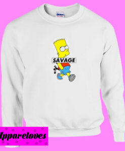 Bart Simpson Savage Sweatshirt