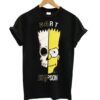 Bart Simpson Skull Print T shirt ZNF08