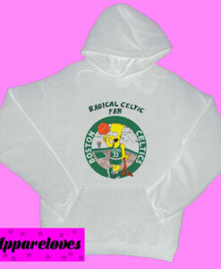 Bart Simpsons Radical Celtics Hoodie pullover