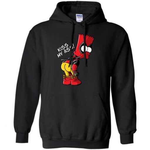 Bartpool Bart Simpson Kiss My Ass Hoodie DAP