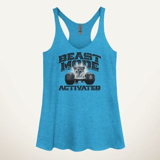 Beast Mode Activated Kitten Women's Tank Top ZNF08