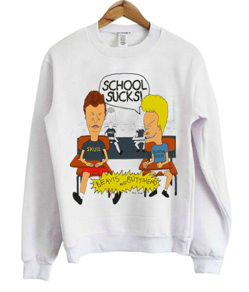 Beavis and Butthead School Sucks Sweatshirt THD