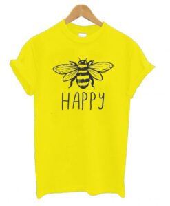 Bee Happy Yellow T shirt