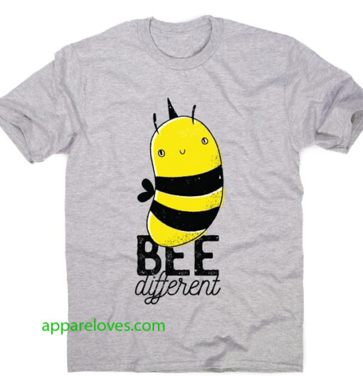 Bee different quote t-shirt thd