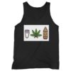 Beer Forty Marijuana Hemp Cannabis Lean Purple Drank 420 Gamer Chronic Man's Tank Top AY