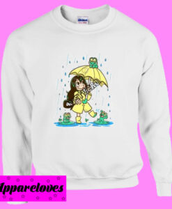 Best Frog Girl Fitted Sweatshirt