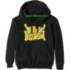 Billie Eilish Airbrush Flames HOODIE THD