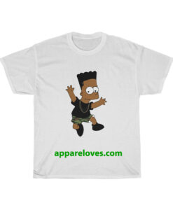 Black Bart Simpson T Shirt thd