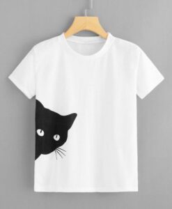 Black Cat Tshrt DAP