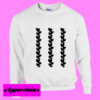 Black Strings of Hearts Sweatshirt