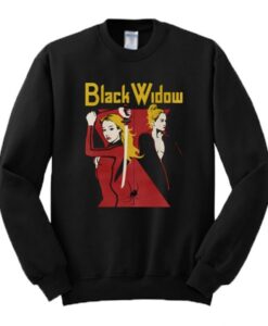 Black Widow Graphic Sweatshirt