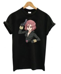 Black Widow Kawaii T shirt ZNF08