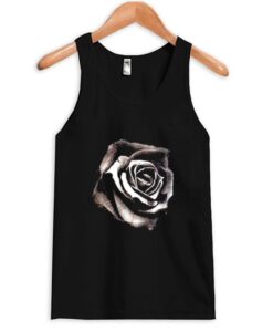 Black rose tank top AY