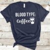 Blood Type Coffee T-Shirt ZNF08