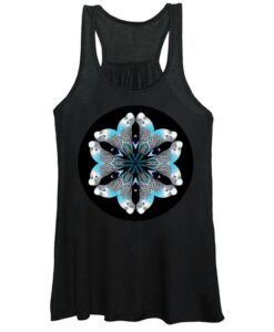 Blue Parakeet Mandala Women's Tank Top ZNF08