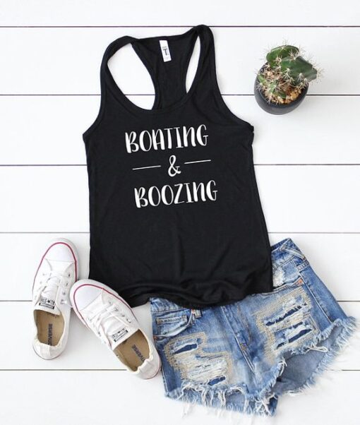 Boating and boozing TANK TOP ZNF08