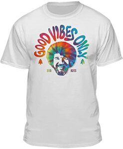 Bob Ross Good Vibes Only t-shirt thd