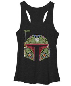 Boba Fett Sugar Skull Racerback Tank ZNF08